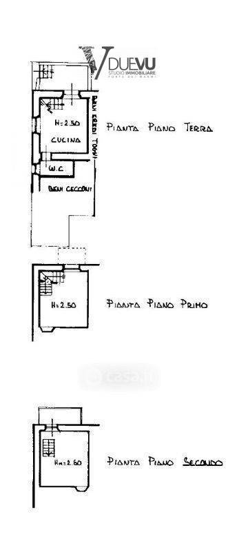 Foto 7 - Casa semi indipendente Via Crociale, Pietrasanta - planimetria 1