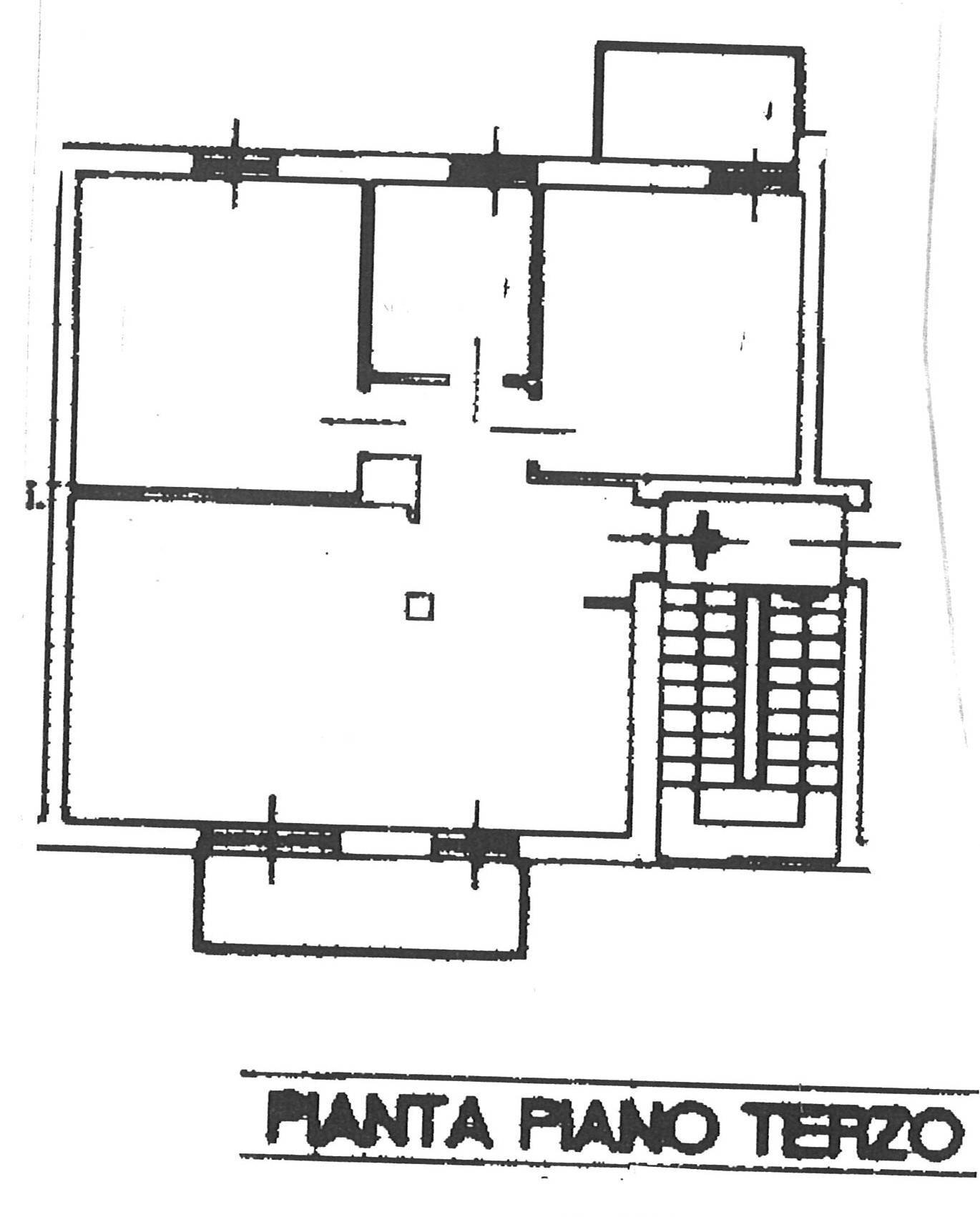 Foto 33 - Quadrilocale Via Papa Ratti, Bergamo - planimetria 1