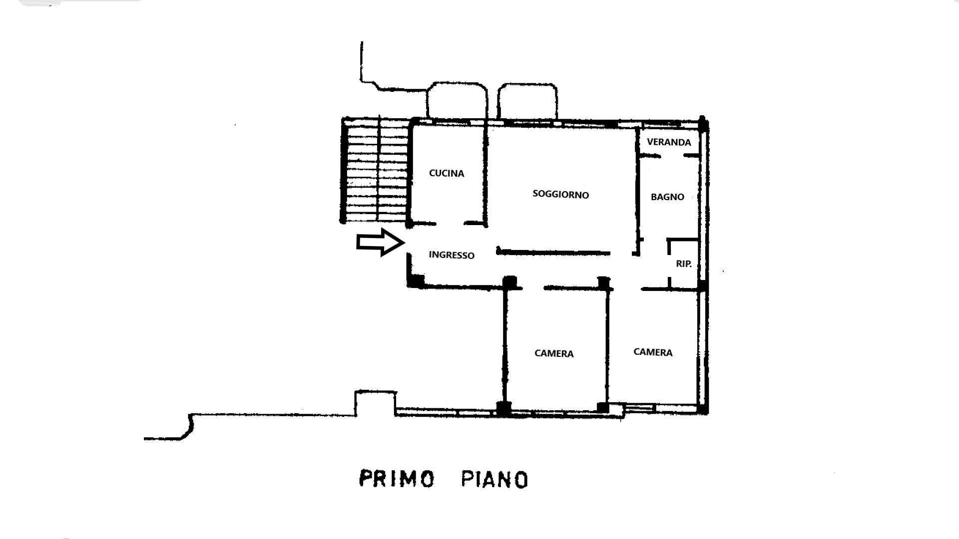 Foto 22 - Three-room apartment via Francesco Petrarca, Lecco - floor plans 1