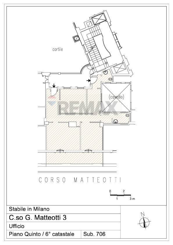 Pianta 2D - Ufficio Corso Giacomo Matteotti
 
3, Milano - planimetria 1