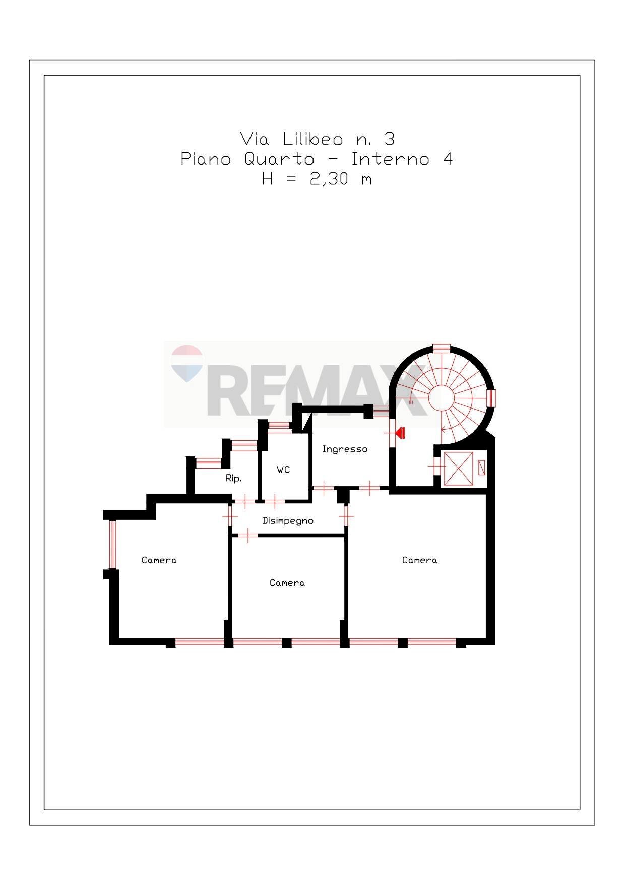 Pianta 2D - Office via Lilibeo
 
3, Palermo - floor plans 1