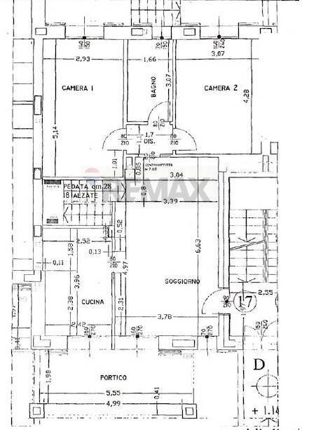 Pianta 2D - Quadrilocale via Giuseppe Giusti
 
28, Rodano - planimetria 1