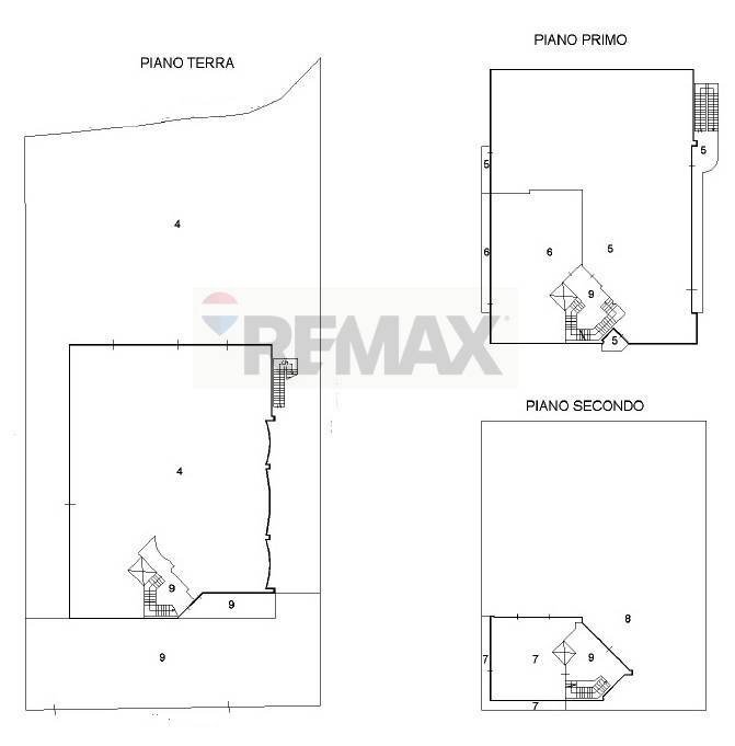 Pianta 2D - Stabile - Palazzo sp 116, Aci Sant'Antonio - planimetria 1