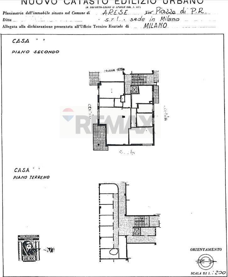 Pianta 2D - Four-room apartment Piazza Cinque Giornate, Arese - floor plans 1