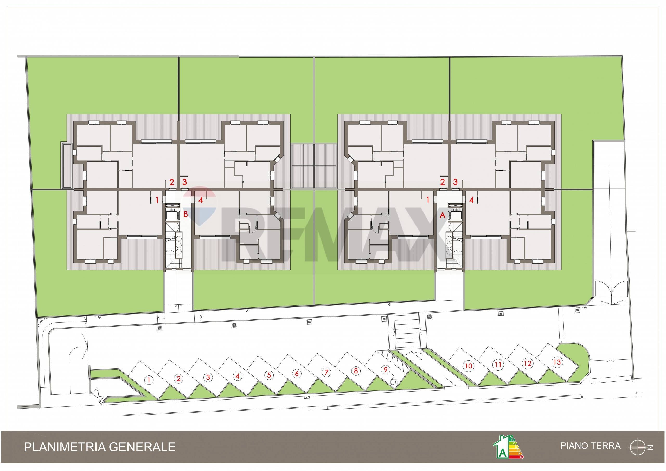 Pianta 2D - Trilocale via gramsci
 
4, Bernareggio - planimetria 1