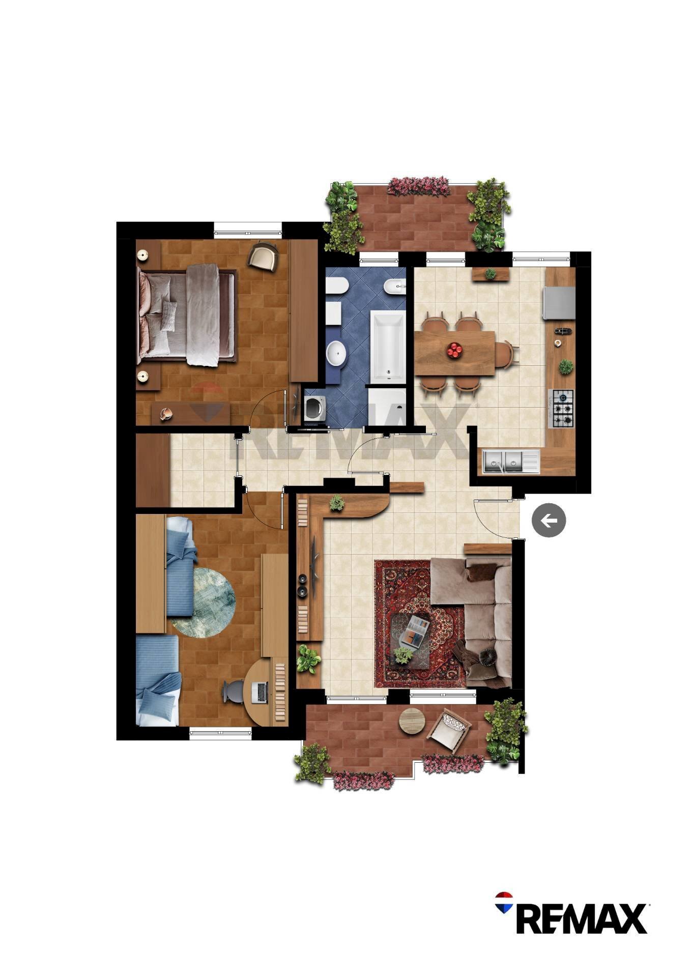 Pianta 2D - Attico VIA FANTONI
 
15, Presezzo - planimetria 1