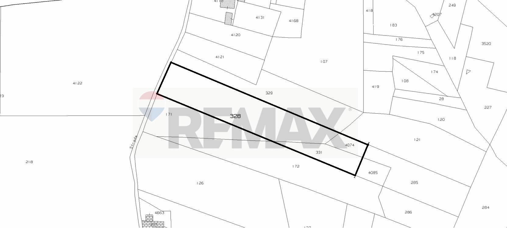 Pianta 2D - Terreno edificabile Contrada Cerreto snc, Miglianico - planimetria 1