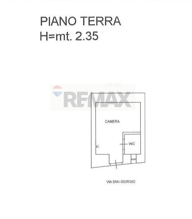 Pianta 2D - Monolocale Via San Giorgio
 
13, Vieste - planimetria 1