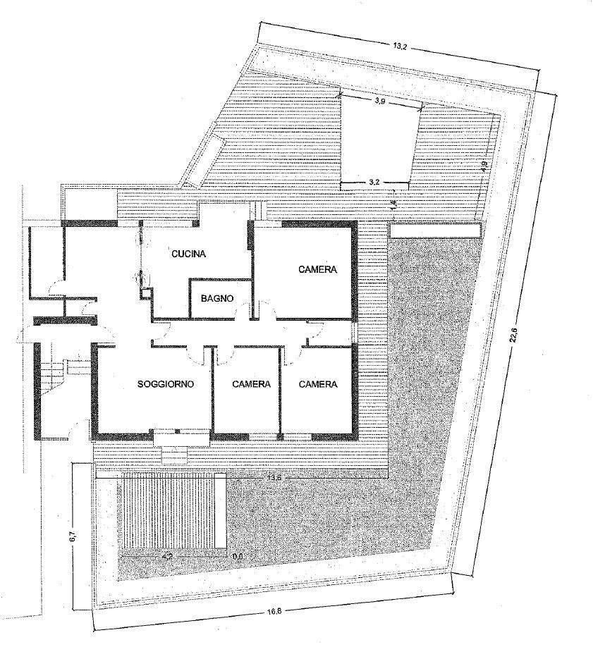 Foto 15 - Quadrilocale Via Di Vigna Murata, Roma - planimetria 1