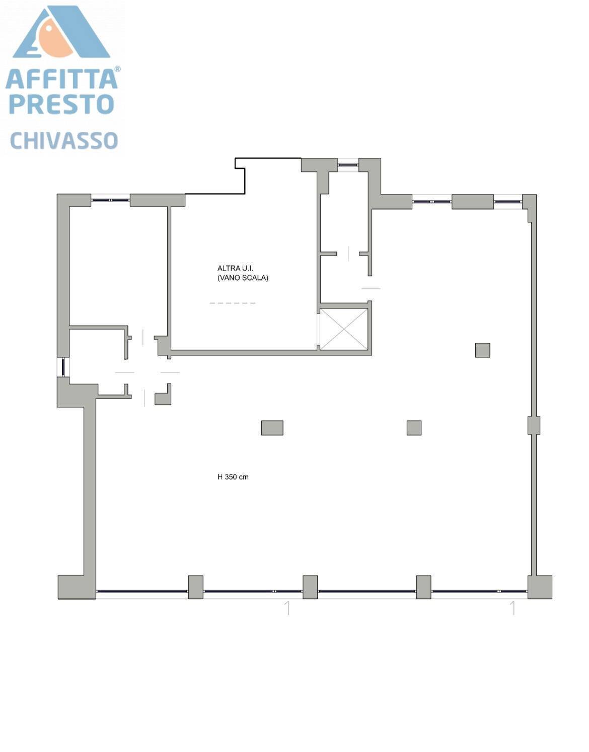 Foto 4 - Negozio Via BRADAC
 
2, Chivasso - planimetria 1