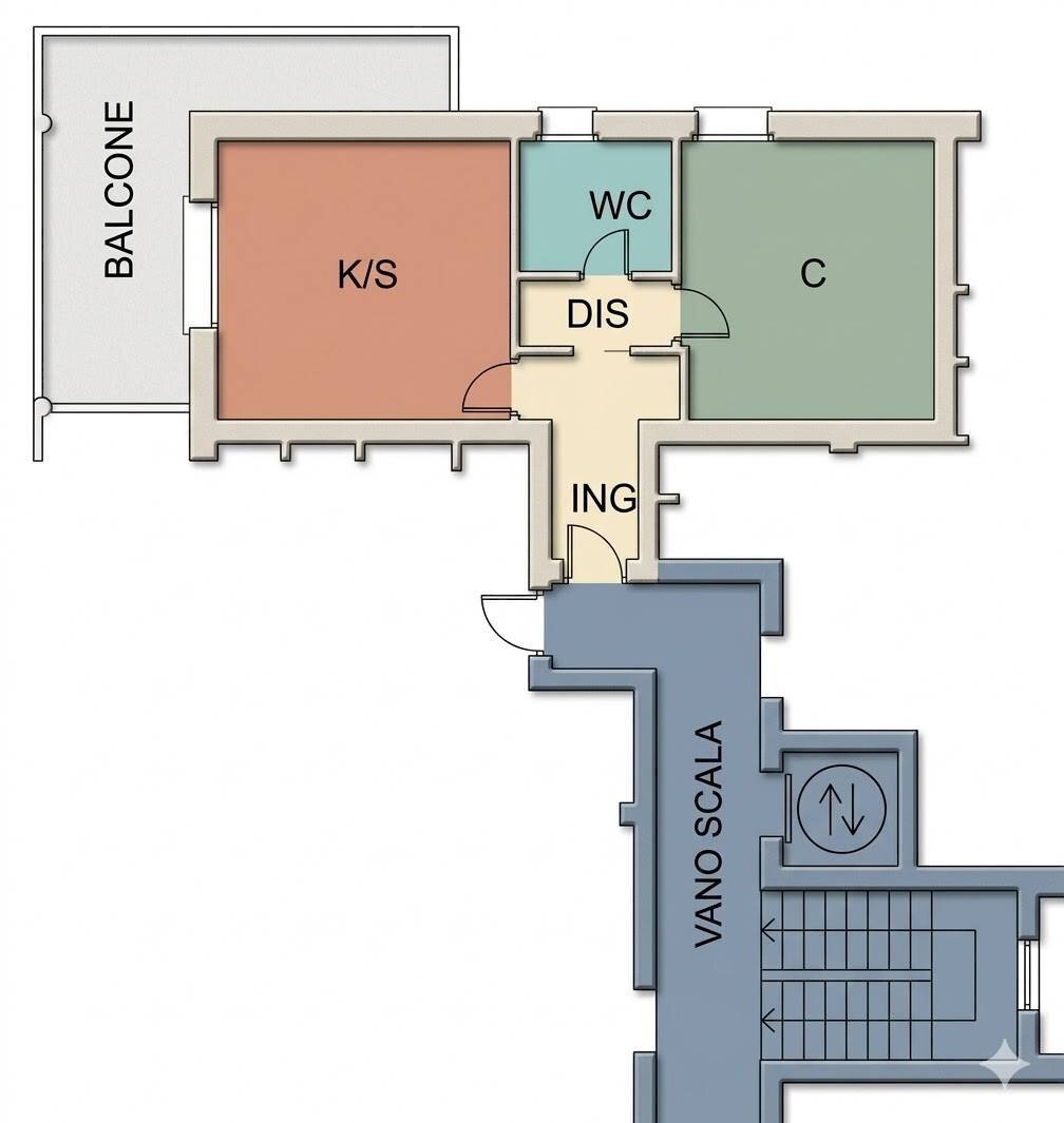 Foto 1 - Two-room apartment via Fratelli Cervi
 
45, Trezzano Rosa - photo 1