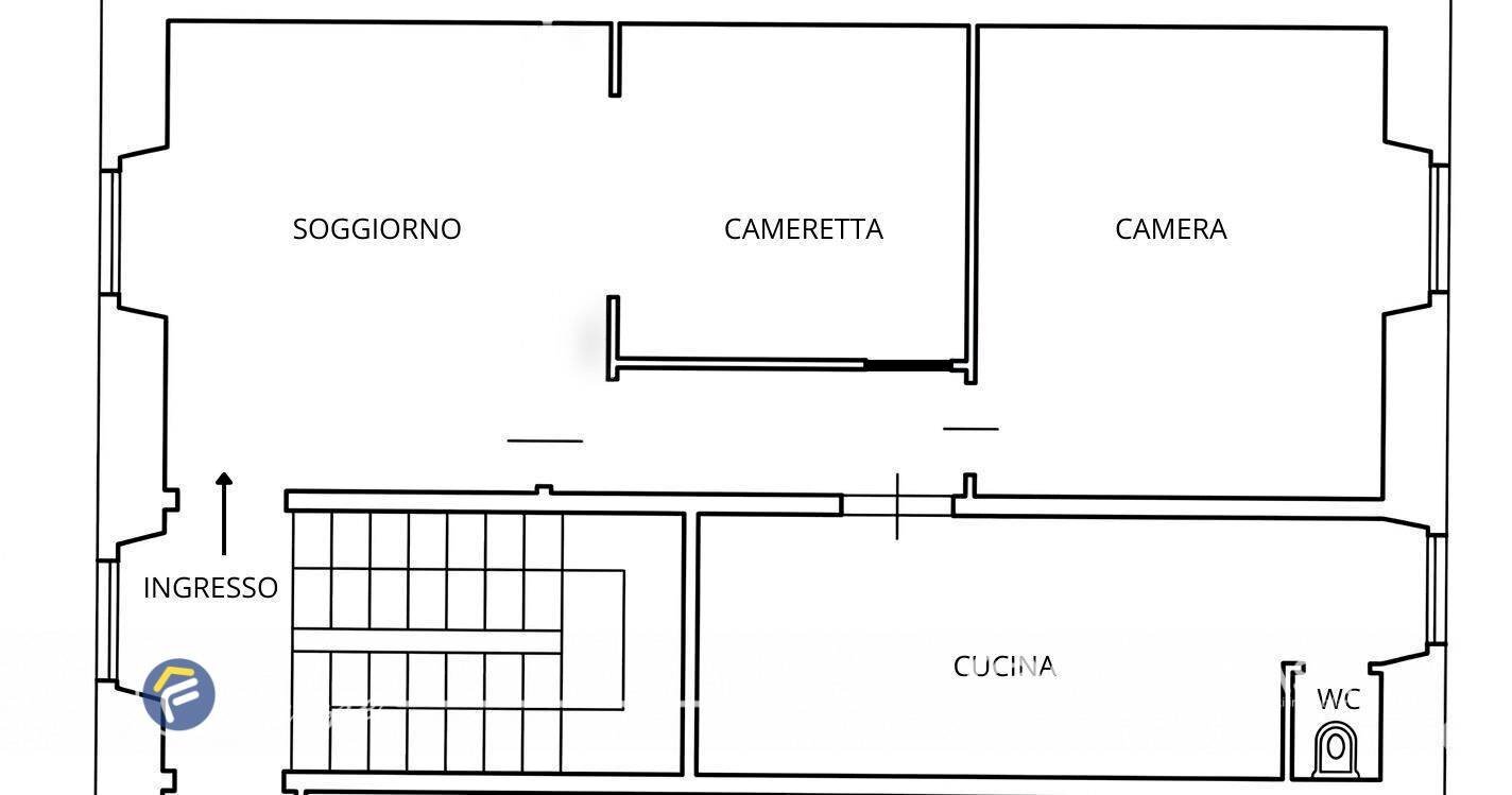Foto 31 - Quadrilocale VICO SERRUTO, Varazze - planimetria 1