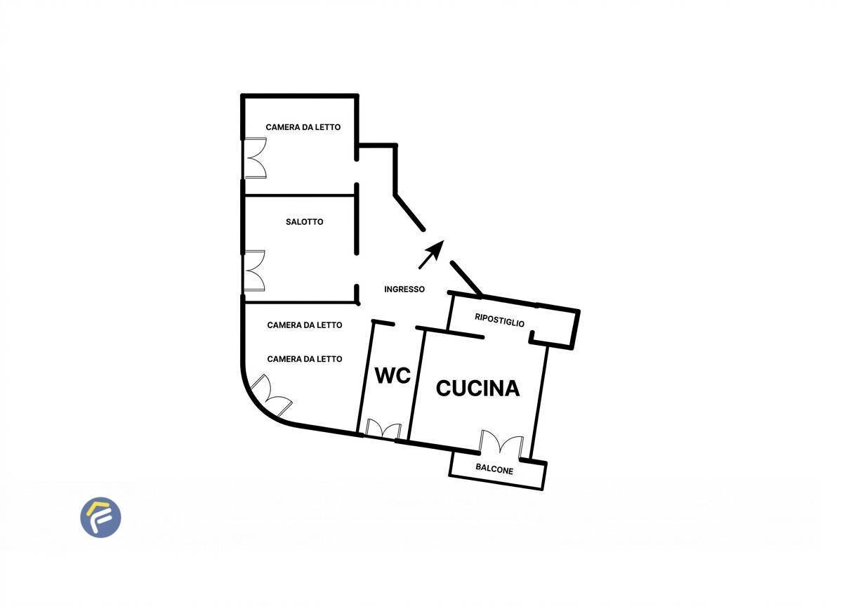 Foto 48 - Apartment Via Roma, Varazze - floor plans 1