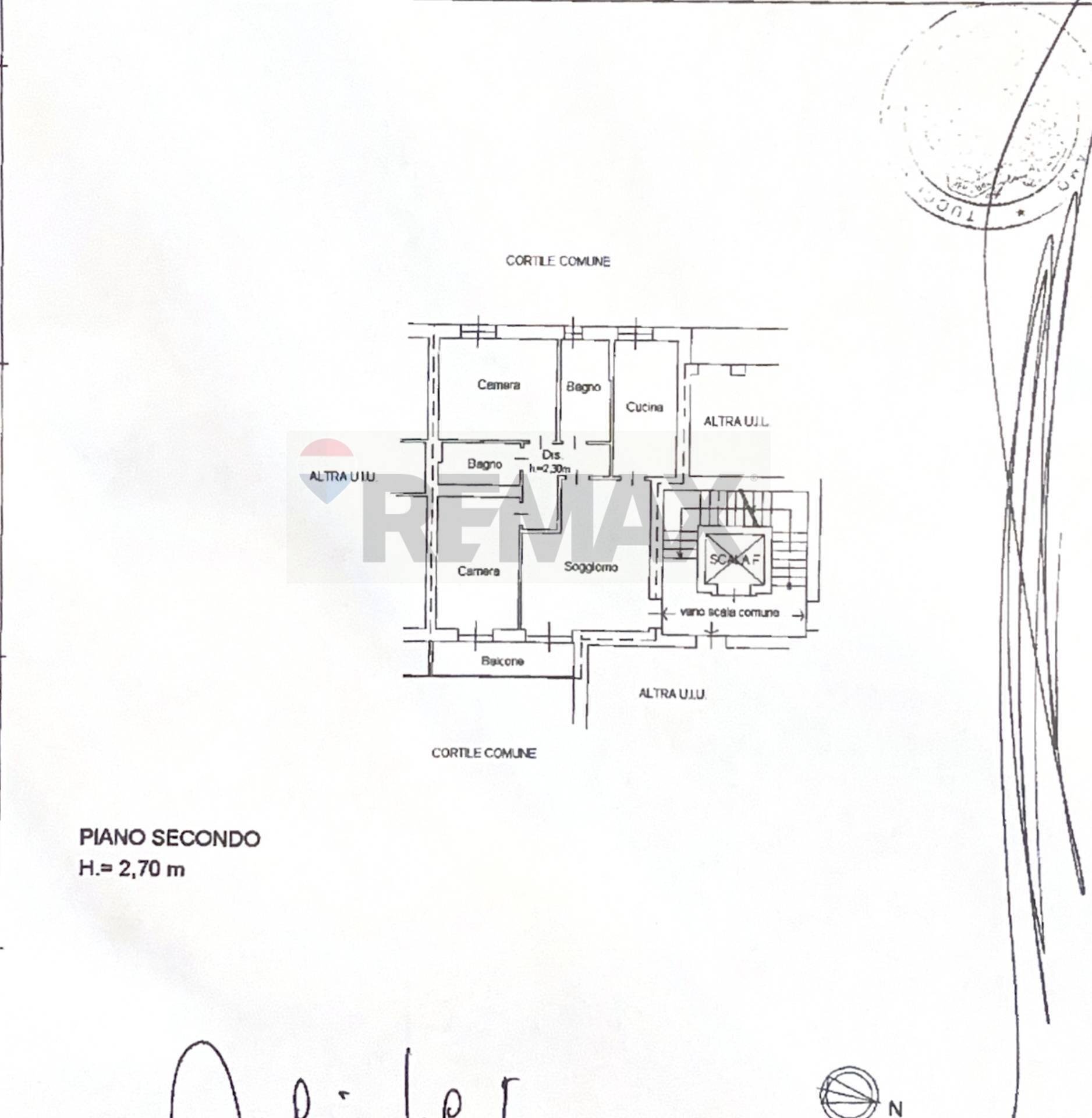 Planimetria - Trilocale Via Toscana
 
5, Lacchiarella - planimetria 1