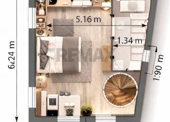 Pianta 3D - Rustico Piazza Italia
 
61, Parma - foto 16