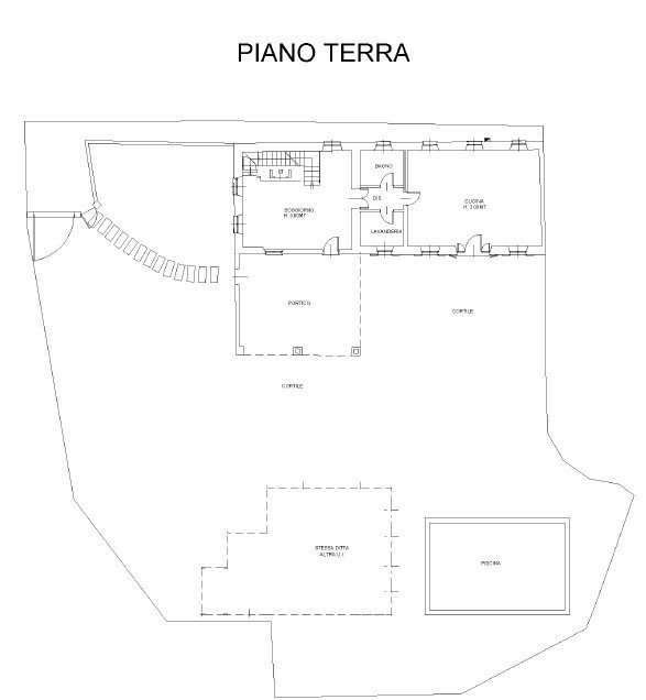 Villa via Ormè, Lagnasco - planimetria 1