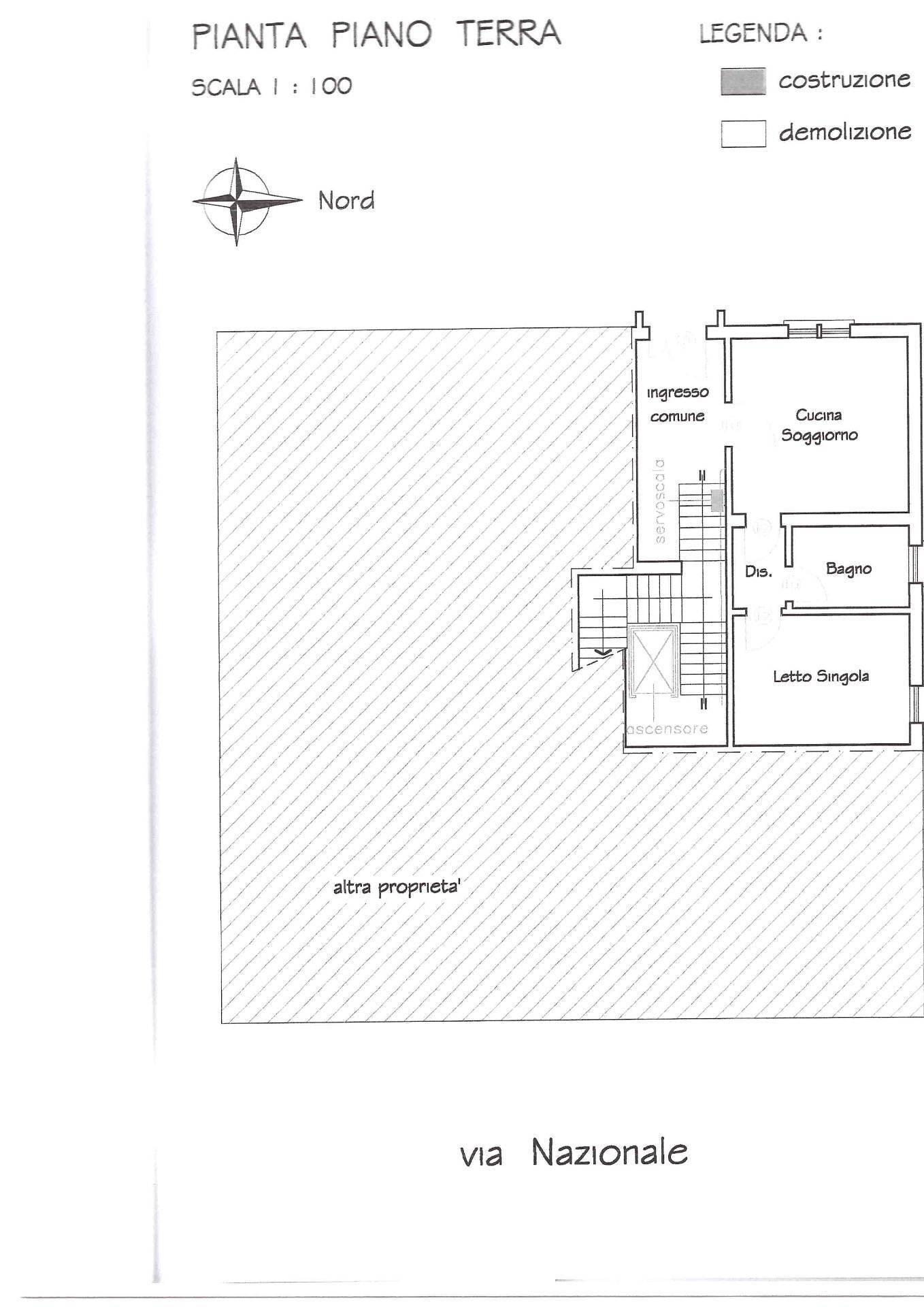 Foto 36 - Bilocale Via Nazionale
 
94, Argenta - planimetria 1