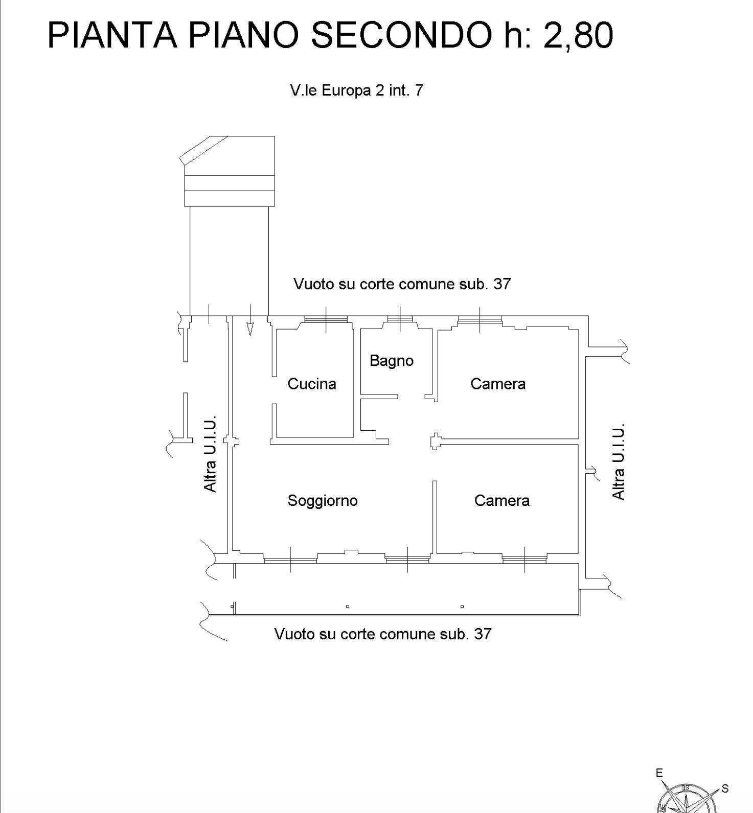Foto 19 - Quadrilocale Viale Europa
 
2, Sassello - planimetria 1
