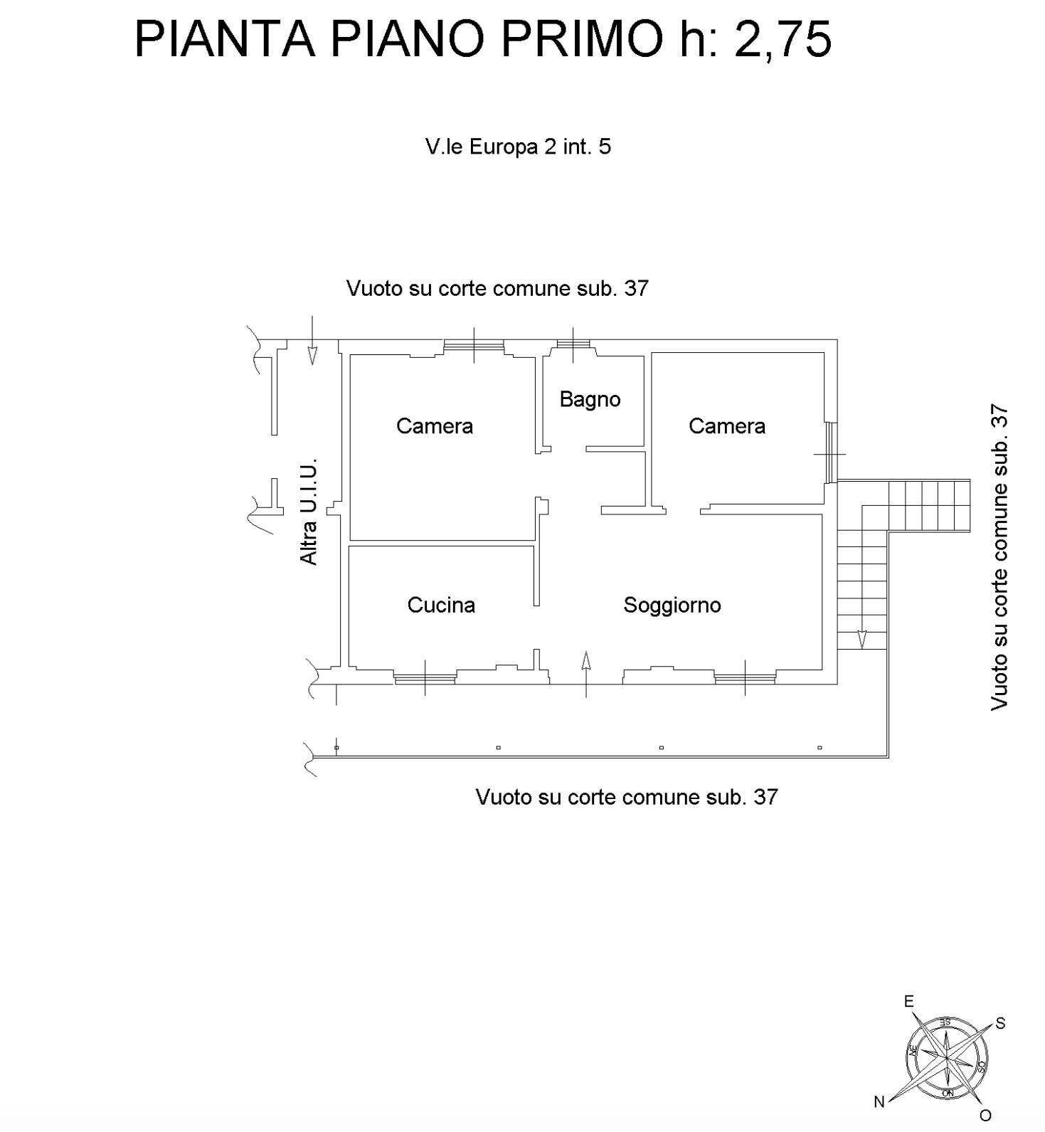 Foto 27 - Quadrilocale Viale Europa
 
2, Sassello - planimetria 1