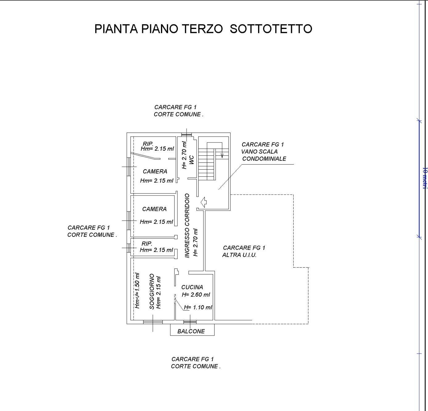Foto 31 - Four-room apartment Via Giuseppe Mazzini
 
3, Carcare - floor plans 1