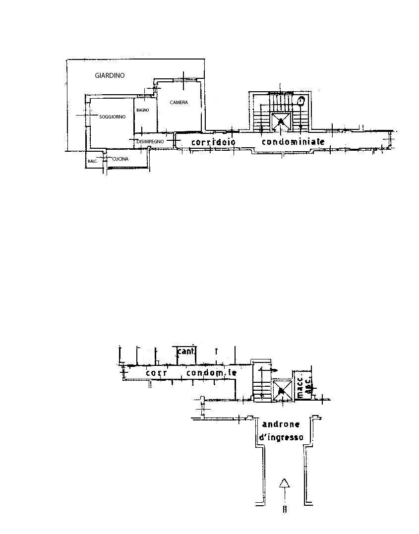 Foto 14 - Bilocale Via Padre Semeria, Sanremo - planimetria 1