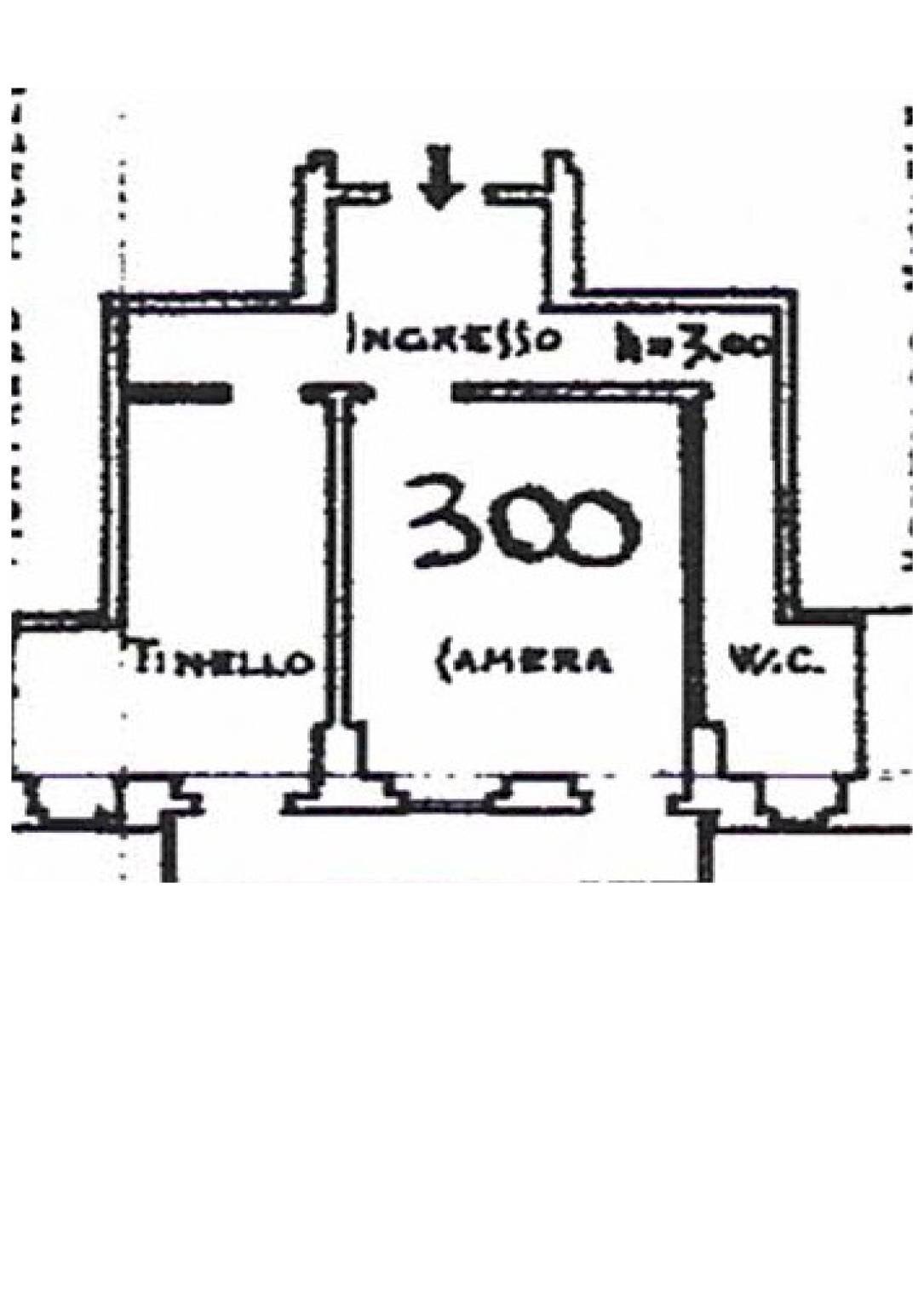 Bilocale Passaggio Privato Mario Leoni, 13, Torino (zona Lingotto) - planimetria 1