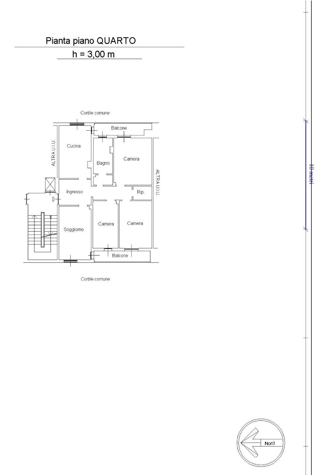 Appartamento via Palmiro Togliatti, 21, Torino (zona Mirafiori Sud) - planimetria 1