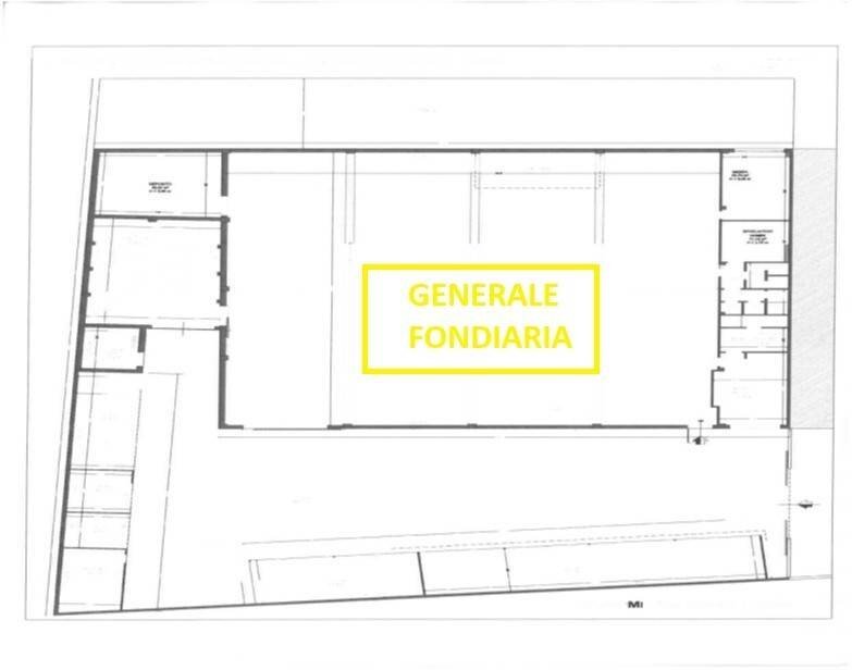Planimetria - Capannone via Giuseppe Massarenti, 36, Castel Maggiore - foto 1