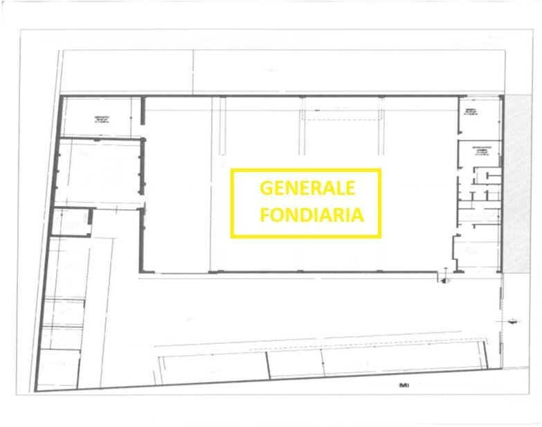 Capannone via Giuseppe Massarenti, 36, Castel Maggiore - planimetria 1