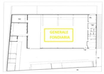 Planimetria - Capannone via Giuseppe Massarenti, 36, Castel Maggiore - foto 1