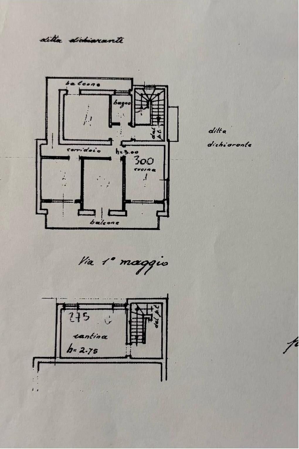 Four-room apartment via 1 Maggio, 25, Luserna San Giovanni - floor plans 1