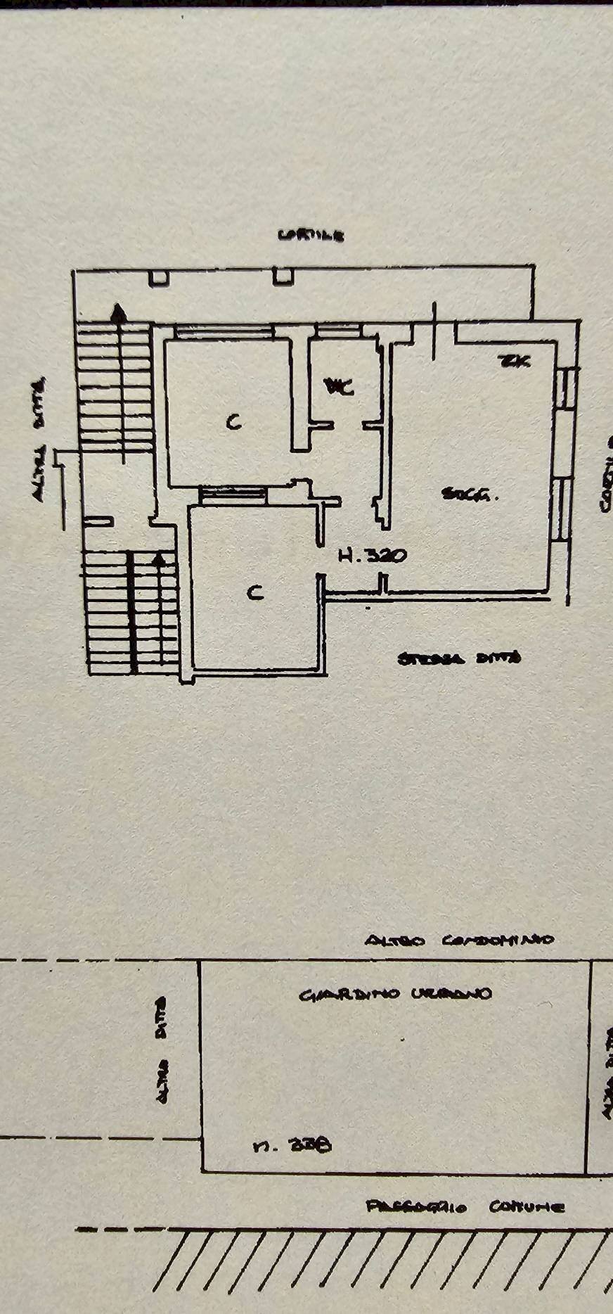 Appartamento via Moiola, Cuneo (zona Donatello) - planimetria 1