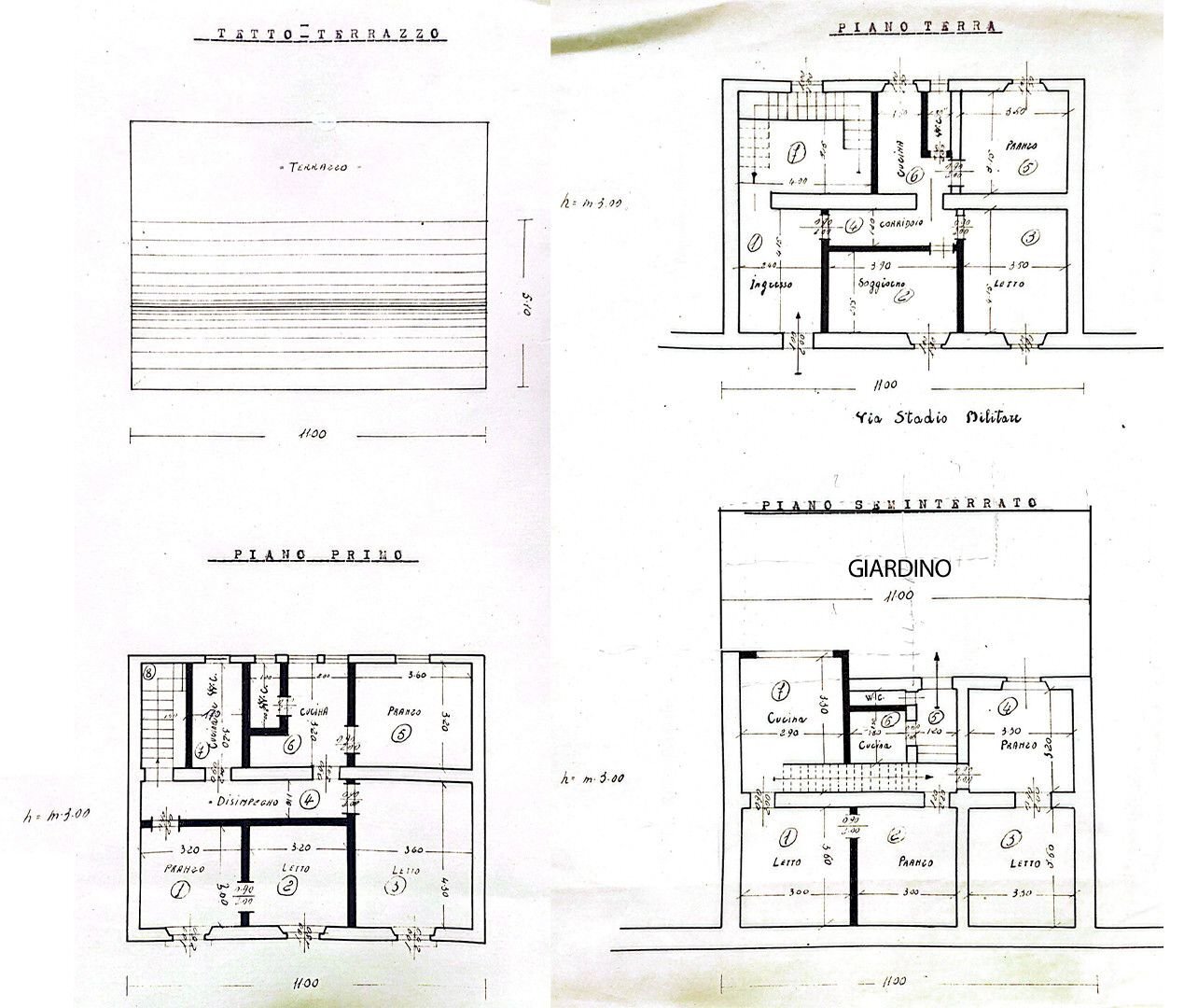 Stabile - Palazzo via Francesco Paglia, 44, Catanzaro - planimetria 1