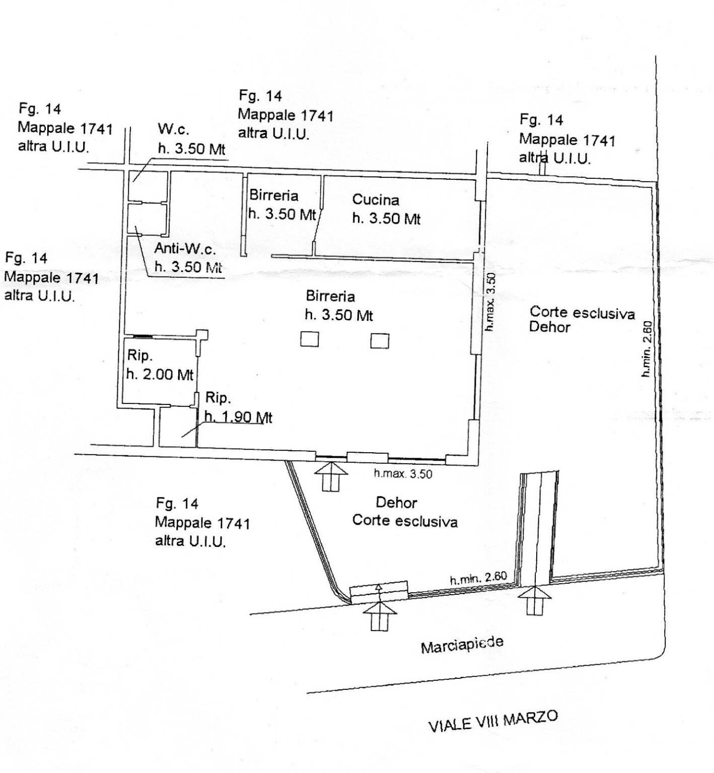 Discoteca - Disco Pub - Locale Notturno viale 8 Marzo, Albenga - planimetria 1
