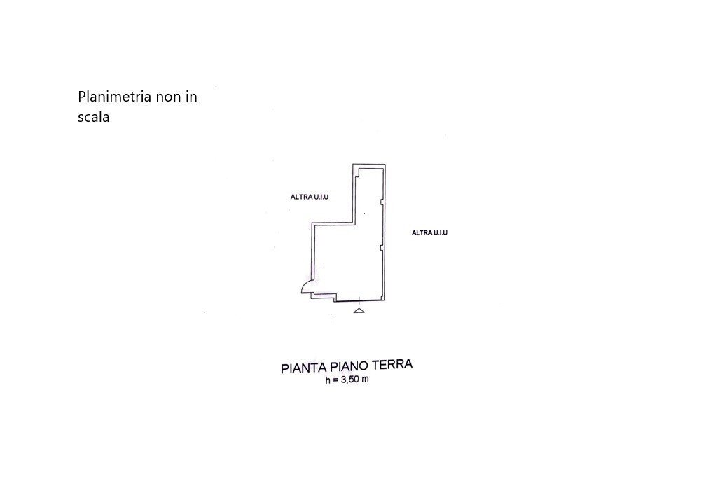 Attico strada Vedetta, Alba - planimetria 1
