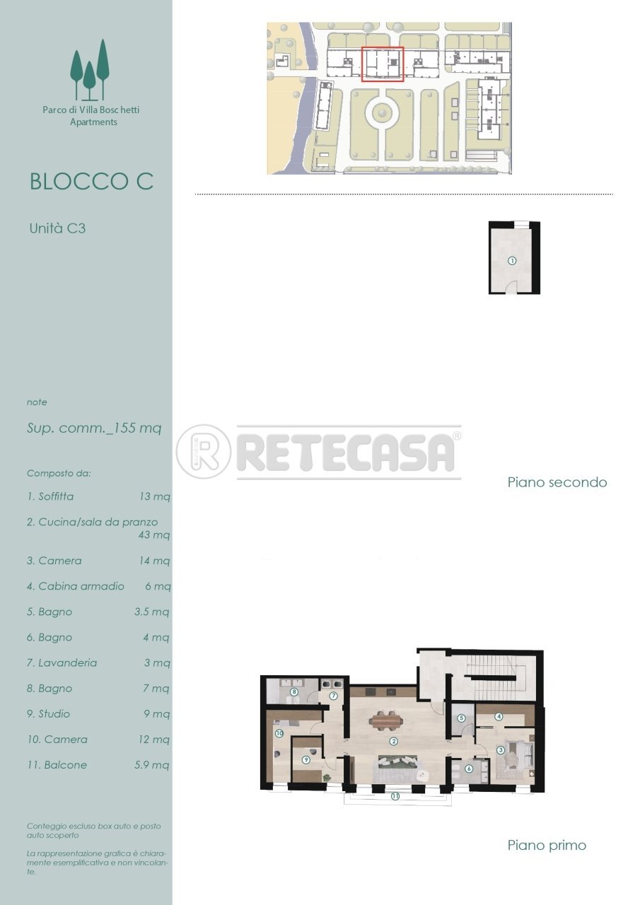 C3 - Apartment Via Zuccola 37, Bolzano Vicentino - floor plans 1