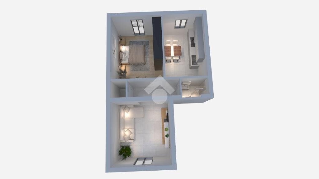 Trilocale Piazza santa maria, Bricherasio - planimetria 1