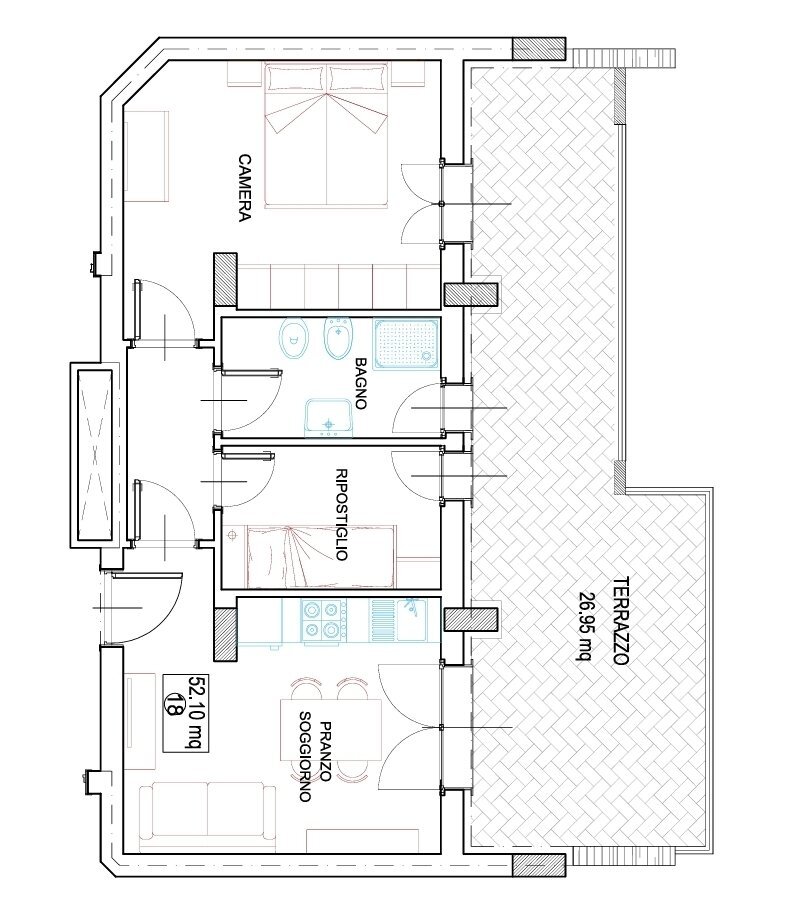 Screenshot_18-3-2026_113225_nas.jpeg - Three-room apartment Alba Adriatica - floor plans 1