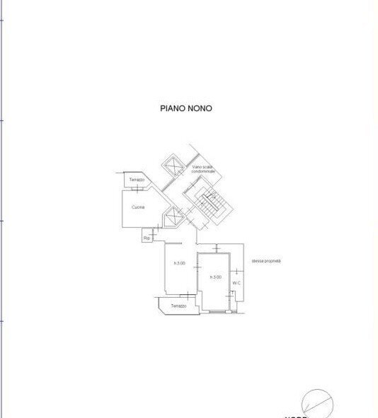 Planimetria Via Stradivari 10.jpeg - Appartamento Via Niccolò Paganini, Firenze (zona Santa Maria Novella) - planimetria 1