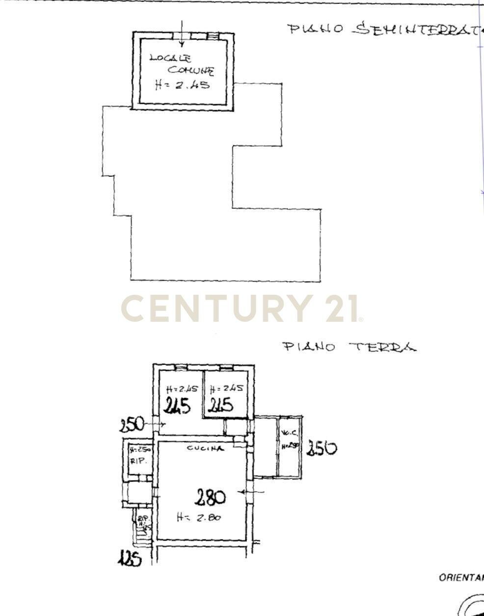 planimetria piano terra grande  Braccagni pianelli - Porzione di casa via Aurelia Sud Loc. Braccagni 108, Grosseto - planimetria 1