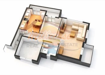 PLANIMETRIA 3D.jpeg - Quadrilocale Viale Santa Panagia, Siracusa - foto 25