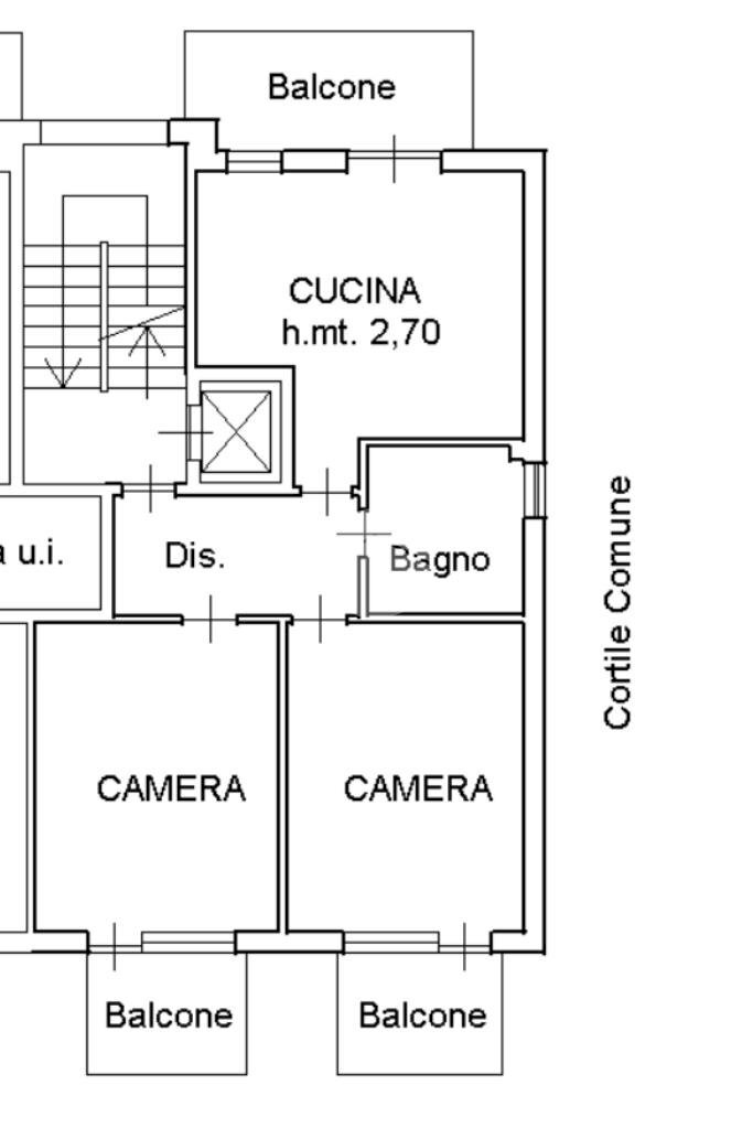 Quadrilocale Via Roma, Airasca - planimetria 1