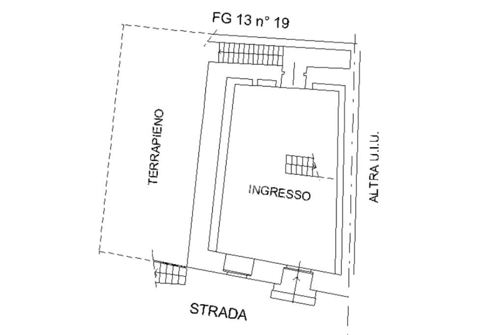 Casa semi indipendente Via Fontana del Monte, Lanzo Torinese - planimetria 1