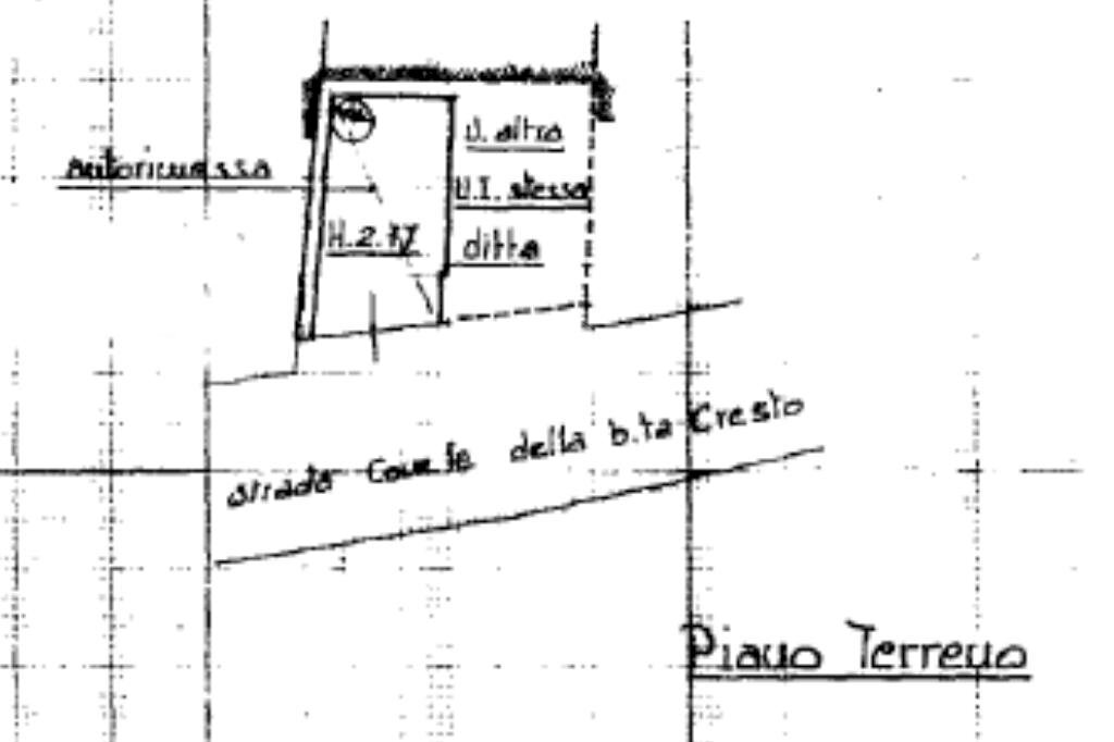Trilocale Borgata Cresto, Monastero di Lanzo - planimetria 1