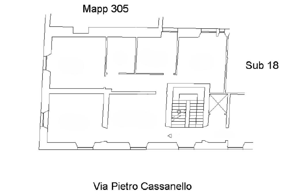 Quadrilocale Via Cassanello, Genova (zona Pegli) - planimetria 1