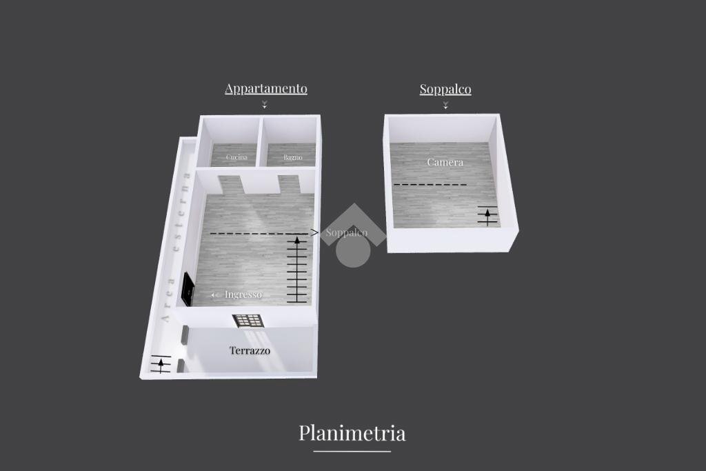 Bilocale Via Romana, Ventimiglia - planimetria 1