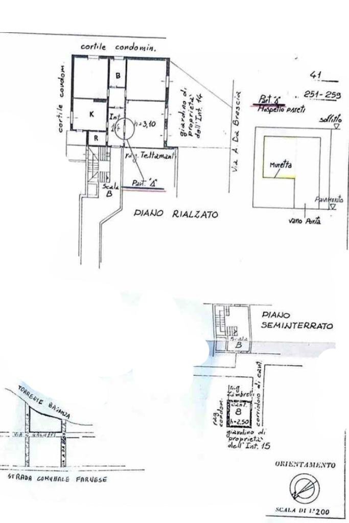 Trilocale Via Pasquale Galluppi, Parma (zona Montanara) - planimetria 1