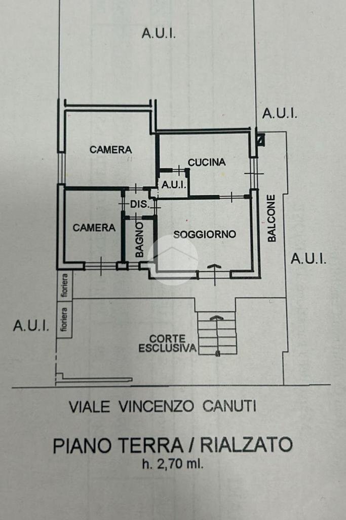 Trilocale Viale Vincenzo Canuti, Rimini - planimetria 1