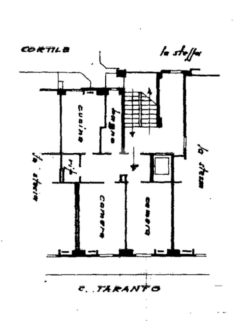 Trilocale Corso Taranto, Torino (zona Regio Parco) - planimetria 1