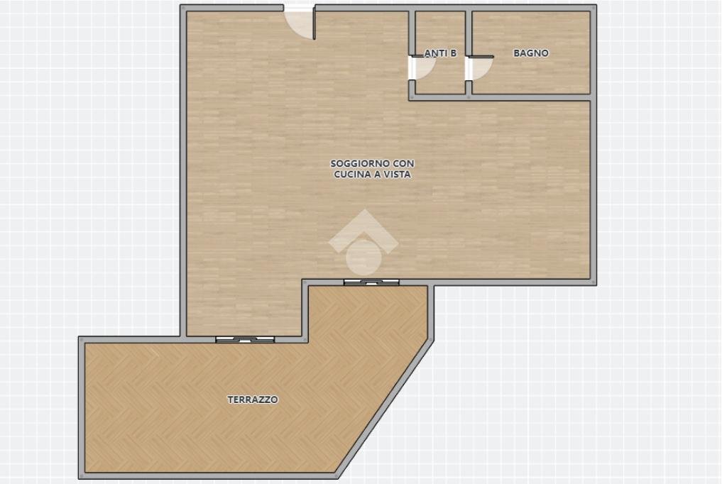 Quadrilocale Via Tolmino, Torino (zona San Paolo) - planimetria 1